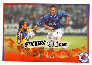 Sticker Aus-some... (Vidmar vs. Diego Fuser (Parma)) - Rangers Fc 2000-2001 n. 107 - Panini