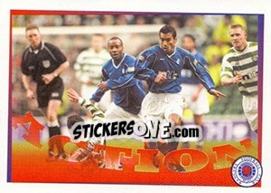 Sticker Van-tastic... (Bronckhorst vs. Lambert (Celtic)) - Rangers Fc 2000-2001 n. 108 - Panini