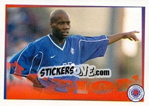 Sticker Hair-raising... (Rod Wallace) - Rangers Fc 2000-2001 n. 111 - Panini