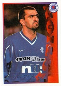 Sticker Grim and Bear it... (Sergio Porrini) - Rangers Fc 2000-2001 n. 112 - Panini