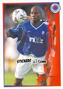 Sticker Hot Rod... (Rod Wallace) - Rangers Fc 2000-2001 - Panini