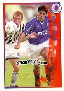 Sticker Captain America... (Claudio Reyna) - Rangers Fc 2000-2001 n. 122 - Panini