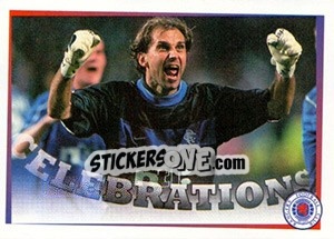 Sticker Allez les bleus... (Lionel Charbonnier) - Rangers Fc 2000-2001 - Panini