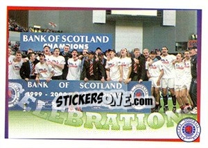 Sticker Party Time... - Rangers Fc 2000-2001 n. 130 - Panini