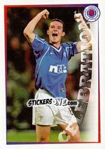 Sticker The Main Man... (Barry Ferguson) - Rangers Fc 2000-2001 n. 136 - Panini