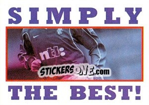 Sticker Simply The Best! - Rangers Fc 2000-2001 - Panini