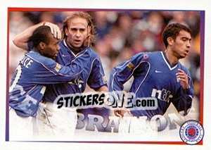 Sticker Red Hot Chile Striker... (Sebastian Rozental) - Rangers Fc 2000-2001 n. 143 - Panini