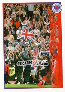 Sticker Come on over to our place... - Rangers Fc 2000-2001 n. 150 - Panini