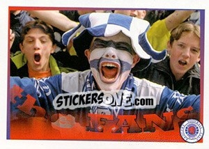 Sticker Screaming Blue Murder... - Rangers Fc 2000-2001 - Panini