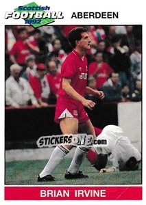 Sticker Brian Irvine - Scottish Football 1991-1992 n. 6 - Panini