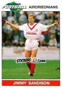 Cromo Jimmy Sandison - Scottish Football 1991-1992 - Panini