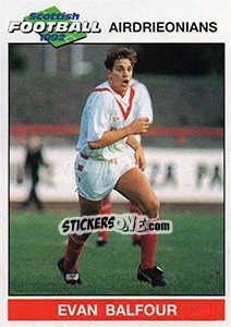 Sticker Evan Balfour - Scottish Football 1991-1992 n. 19 - Panini