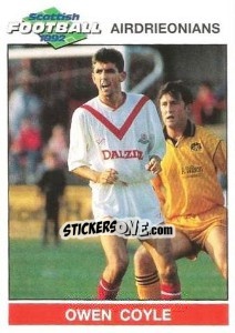 Sticker Owen Coyle - Scottish Football 1991-1992 n. 22 - Panini