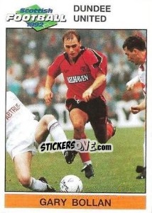 Sticker Gary Bollan - Scottish Football 1991-1992 - Panini