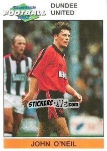 Sticker John O'Neil - Scottish Football 1991-1992 n. 47 - Panini