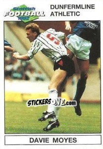 Sticker Davie Moyes - Scottish Football 1991-1992 n. 51 - Panini