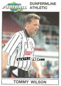 Cromo Tommy Wilson - Scottish Football 1991-1992 - Panini