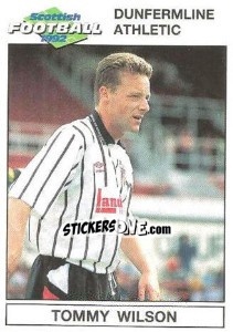 Sticker Tommy Wilson - Scottish Football 1991-1992 n. 54 - Panini