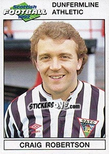 Cromo Craig Robertson - Scottish Football 1991-1992 - Panini