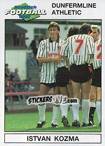 Cromo Istvan Kozma - Scottish Football 1991-1992 - Panini