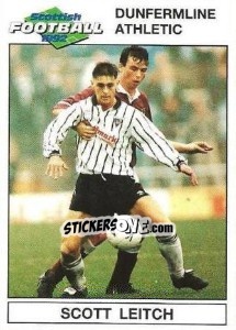 Sticker Scott Leitch - Scottish Football 1991-1992 n. 59 - Panini