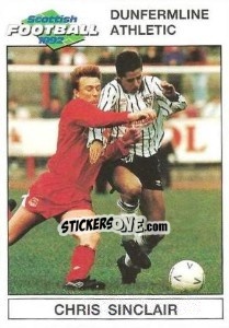 Sticker Chris Sinclair - Scottish Football 1991-1992 n. 60 - Panini
