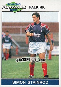 Sticker Simon Stainrod - Scottish Football 1991-1992 n. 61 - Panini