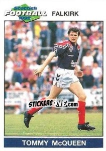 Cromo Tommy McQueen - Scottish Football 1991-1992 - Panini