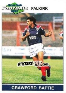 Sticker Crawford Baptie - Scottish Football 1991-1992 n. 65 - Panini
