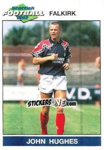 Sticker John Hughes - Scottish Football 1991-1992 n. 67 - Panini