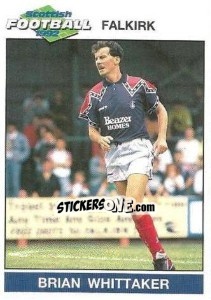 Sticker Brian Whittaker - Scottish Football 1991-1992 - Panini