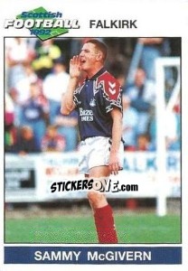 Sticker Sammy McGivern - Scottish Football 1991-1992 - Panini