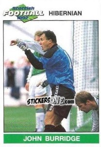 Figurina John Burridge - Scottish Football 1991-1992 - Panini