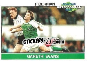 Sticker Gareth Evans - Scottish Football 1991-1992 n. 88 - Panini