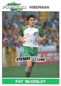 Sticker Pat McGinlay - Scottish Football 1991-1992 n. 89 - Panini