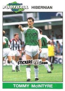 Cromo Tommy McIntyre - Scottish Football 1991-1992 - Panini