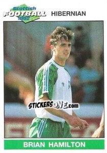 Sticker Brian Hamilton - Scottish Football 1991-1992 n. 93 - Panini