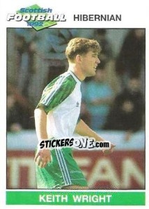 Sticker Keith Wright - Scottish Football 1991-1992 n. 96 - Panini