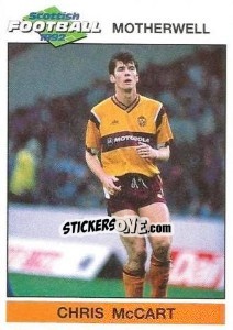 Cromo Chris McCart - Scottish Football 1991-1992 - Panini