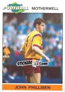 Sticker John Philliben - Scottish Football 1991-1992 n. 99 - Panini