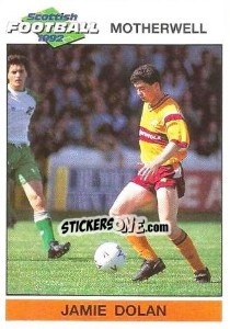 Sticker Jamie Dolan - Scottish Football 1991-1992 n. 102 - Panini
