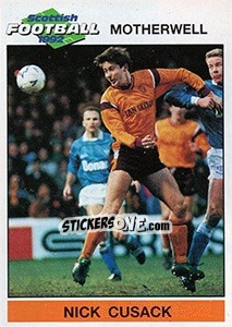 Sticker Nick Cusack - Scottish Football 1991-1992 n. 105 - Panini