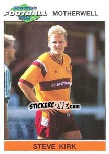Sticker Steve Kirk - Scottish Football 1991-1992 - Panini