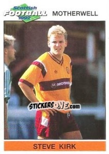 Sticker Steve Kirk - Scottish Football 1991-1992 n. 106 - Panini