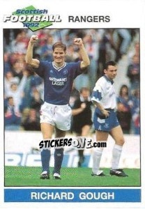 Cromo Richard Gough - Scottish Football 1991-1992 - Panini