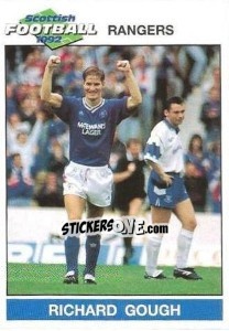 Sticker Richard Gough - Scottish Football 1991-1992 n. 109 - Panini