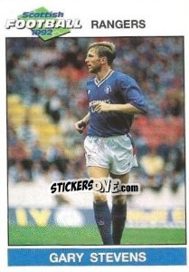 Cromo Gary Stevens - Scottish Football 1991-1992 - Panini