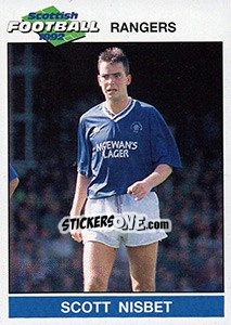 Sticker Scott Nisbet - Scottish Football 1991-1992 - Panini