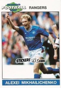 Cromo Alexei Mikhailichenko - Scottish Football 1991-1992 - Panini