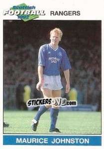 Sticker Maurice Johnston - Scottish Football 1991-1992 n. 118 - Panini